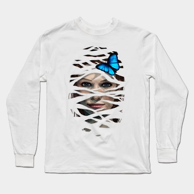 Butterfly Long Sleeve T-Shirt by WhisperingDreams